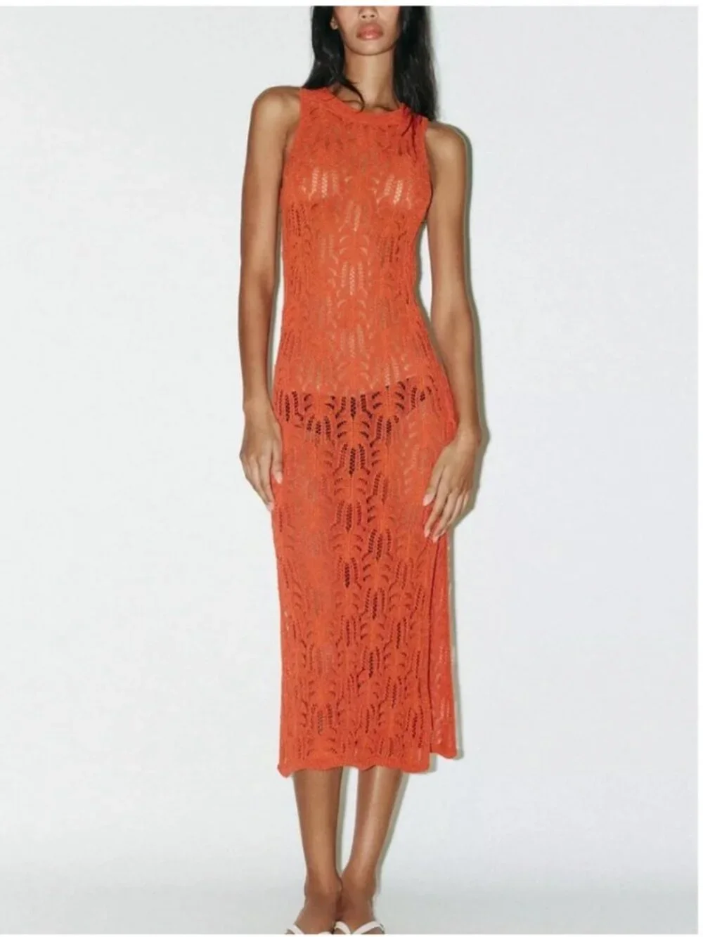 Zara Orange Cover Up NWT - X-Small